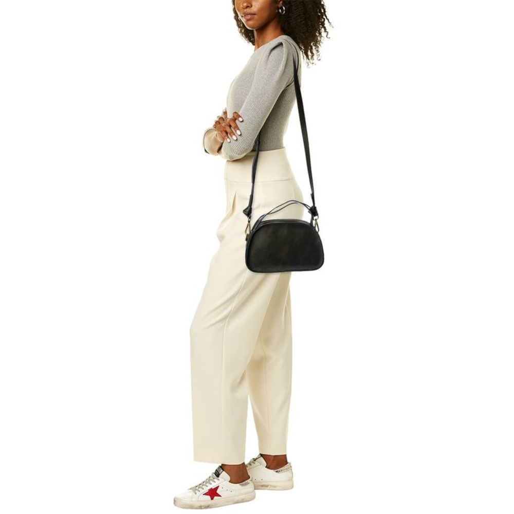 Madewell Sydney Zip Top Leather Crossbody, Green - Picture 4 of 4